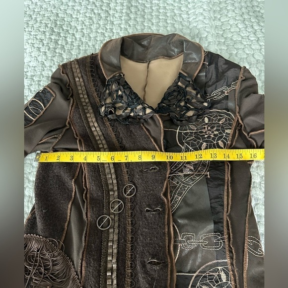 Custom made, Carrie Me Couture, Coat, Intricate Designs Throughout, Size S - Picture 10 of 12